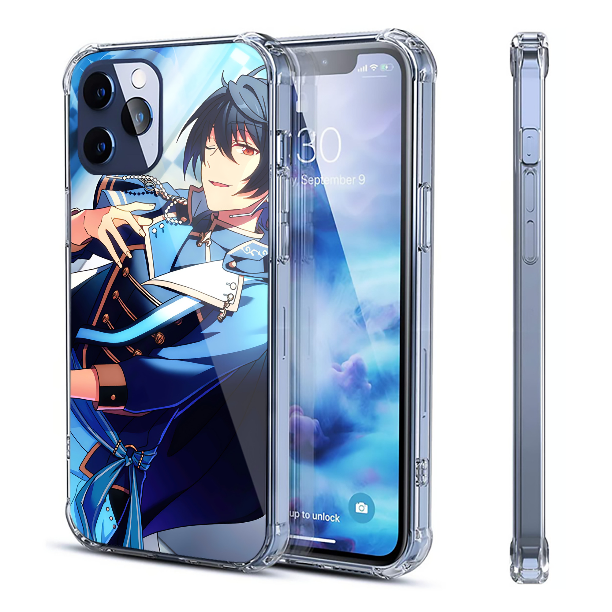 （画像用） あんさんぶるスターズ! Ensemble Stars 【iPhone 12シリーズ対応】透明スマホケース（クリアソフトケース）